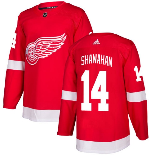 Adidas Men Detroit Red Wings 14 Brendan Shanahan Red Home Authentic Stitched NHL Jersey